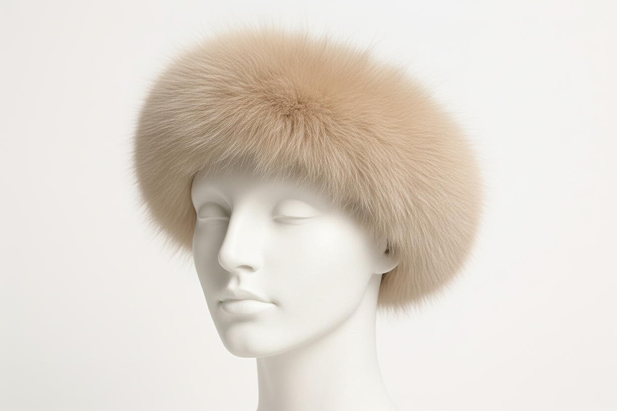 Bandeau beige clair face